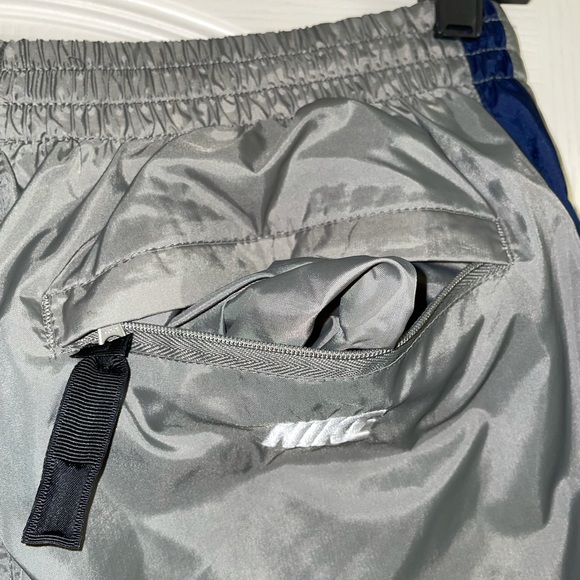 Nike Tracksuit Set (M) Gray w Blue & Silver Strip - Picture 7 of 16